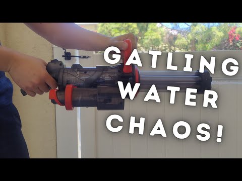 Reviewing The Most Powerful Gatling Submachine Electric Water Gun
