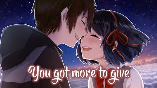 【Nightcore】→ Stand Tall (Switching Vocals) || Lyrics