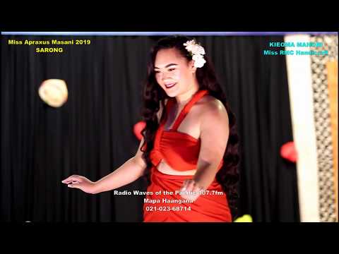 SARONG - MISS APRAXUX MASANI 2019 - KIEOMA MAHONI - Radio Waves of the Pacific 107 7fm