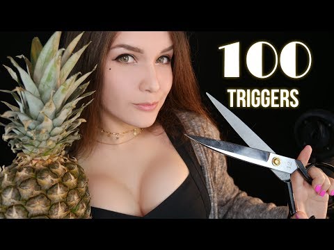 ASMR 100 TRIGGERS in 8 minutes 🌙✨ АСМР 100 ТРИГГЕРОВ за 8 МИНУТ 😴