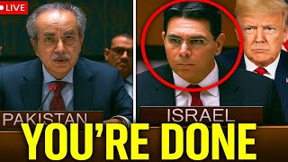 Pakistan Shocks the World, HUMILIATES Israel LIVE at UN !