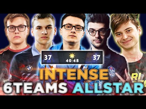 6 Teams In One Game - Epic Intense Allstar Pub Dota 2
