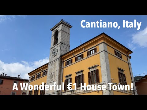 €1 Homes In Cantiano, Italy! Busy Village With All Amenities! Tons of Outdoor Activities. Lovely!