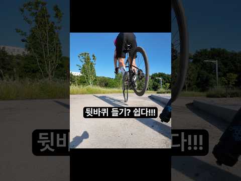무조건 쓸모있는 '뒷바퀴 들기'