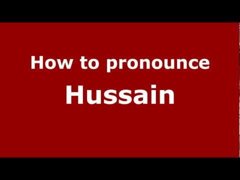 How to pronounce Hussain