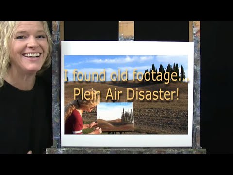 Learn how to Draw & Paint TUSCAN HILLSIDE with Acrylics-Easy Beginner Plein Air-Paint & Sip at Home