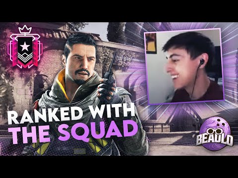 Beaulo is FRAGGING in ranked with the squad (Stream #4) - Rainbow Six Siege