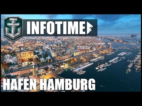 HAFEN Hamburg & SCHIFFSHORN - World of Warships | [Info] [Deutsch] [60fps]