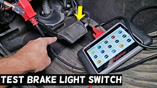 HOW TO TEST BRAKE LIGHT SWITCH ON DODGE CHARGER