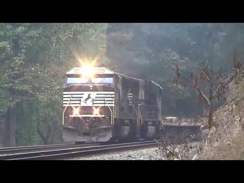 NS #6994 Leads a Local Intermodal Train Through Mableton, GA