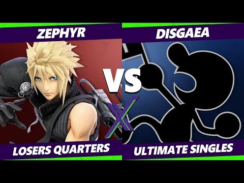 Smash Ultimate Tournament - Zephyr (Cloud) Vs. Disgaea (Game & Watch) S@X 307 SSBU Losers Quarters