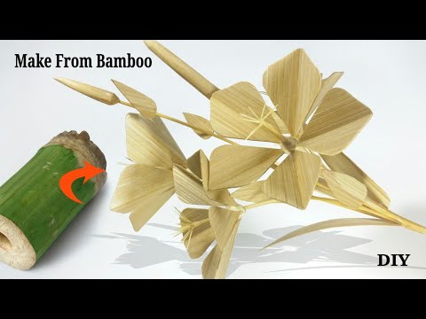How to make a Flower using Bamboo