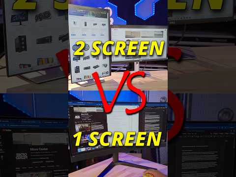 Dual Monitors OR Curved Monitor Setup?