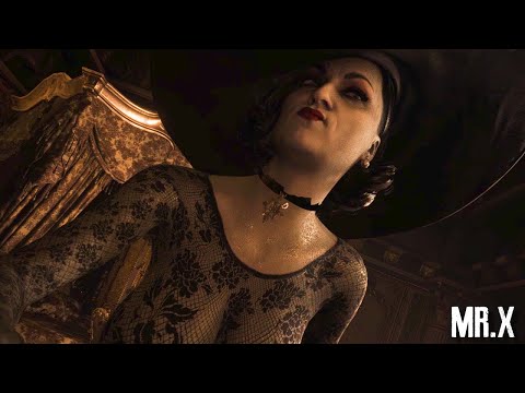 Resident Evil 8 Village Alcina Dimitrescu with Lace Suit Gameplay PC Mod