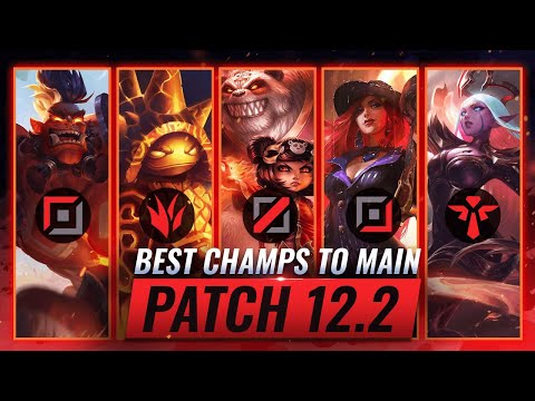 TOP 3 Champions To MAIN For EVERY ROLE in Patch 12.2 - League of Legends Season 12