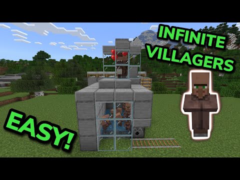 Best Simple Villager Breeder - Bedrock — Minecraft farm tutorial thumbnail