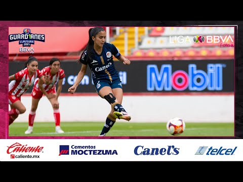 Gol de D. Carrandi | Necaxa 1 - 1  A. San Luis | LigaBBVAMXFemenil | Guard1anes 2021 J13