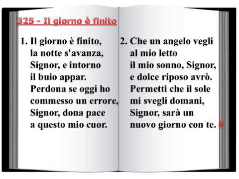 325 Il giorno è finito - Innario Chiesa Cristiana Avventista del settimo Giorno 2014