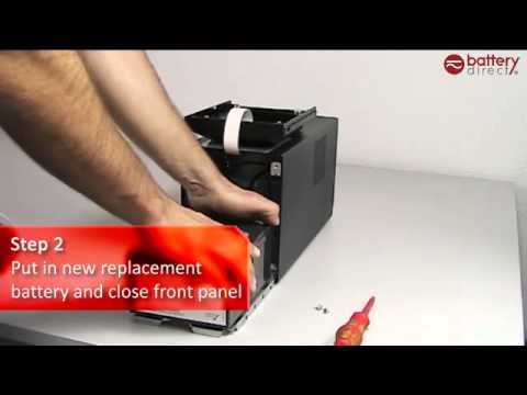 Installation Tutorial video for APC RBC6 Replacement batteries.