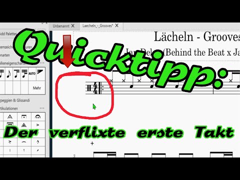 Quicktipp: Der verflixte erste Takt // Musescore 3.6 // Musescore mit Tommy