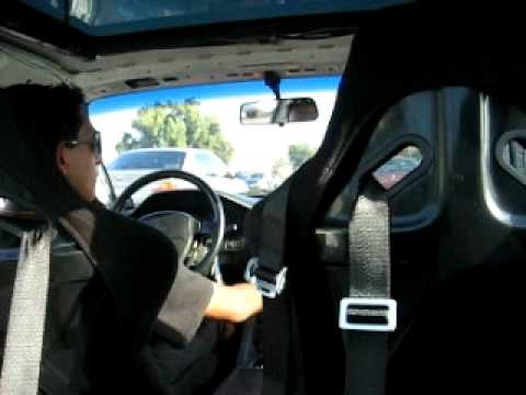 Nissan S14 in-car camera test