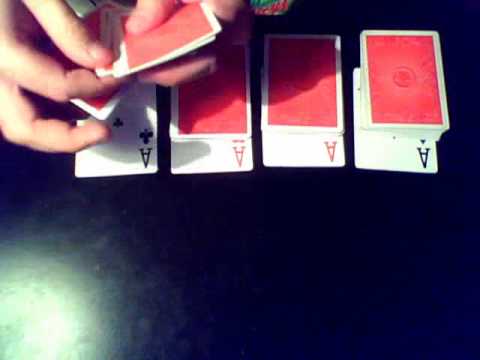 The Fantabulous Four Aces - Card Trick  TUTORIAL