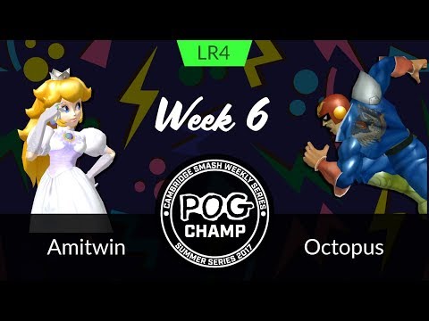 Pog Champ Summer Series #6 Melee - LR4 - Amitwin (Peach) vs Octopus (Falcon)