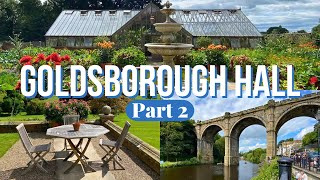 GOLDSBOROUGH HALL VLOG - PART 2 | English Countryside | Kitchen Garden | Harrogate JOS ATKIN