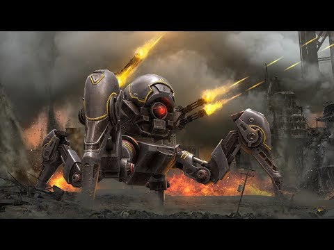 War Robots. 1 Million  damage with 2 bots! Aggressive Patrolling via Invader