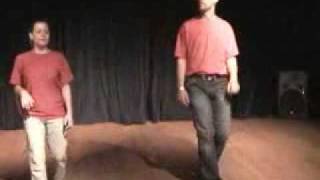 line dance demo of Four on the Floor