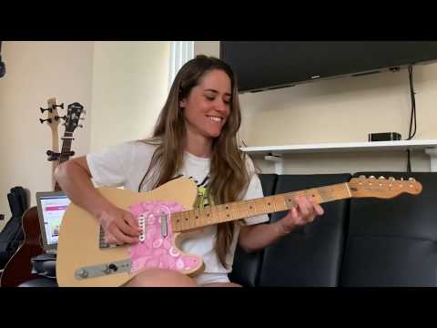 Playing with my band in a box.