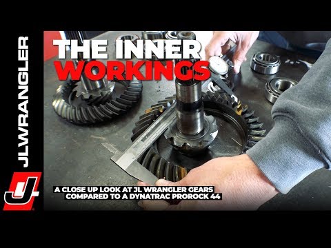 Jeep JL Wrangler Front Axle Gears and Bearings Compared to a Dynatrac ProRock 44