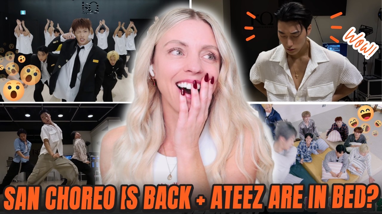 ATEEZ COMEBACK - San Choreo is LIT 🤯 | BAD Dance Practice + Ateez in... BED? 😏