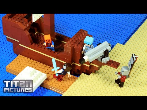Lego Minecraft - Clan Wars | Villager vs Pillager | Episode 4 - Foolish Mistake