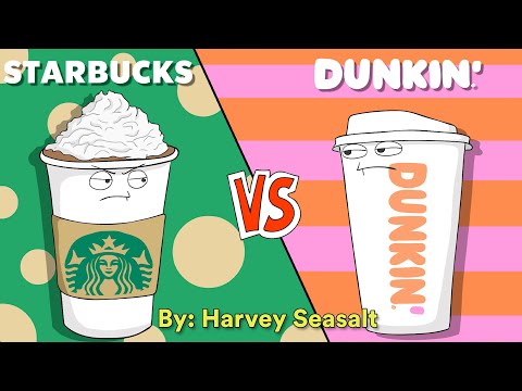 "Starbucks Vs Dunkin"