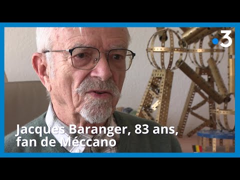Jacques Baranger, 83 ans, fan de Méccano