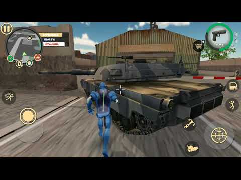 Secret places of helicopter & tank in ROPE HERO VICE TOWN