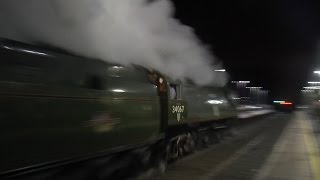 preview picture of video '(HD) 34067 Tangmere Caught Smoking Keynsham 1Z85 6th December 2014'