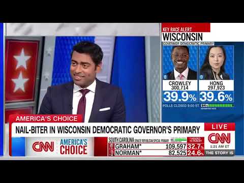 Steven Olikara on CNN Election Night: Wisconsin — 1st Appearance