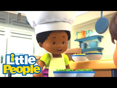 Fisher Price Little People | Tess the chef! | 1 Hour Fun Compilation | Kids Cartoon - Kids TV Series, Kingdom Kids Zone - Little People - Fisher Price