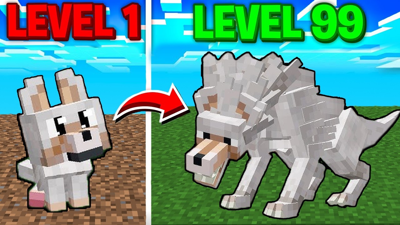 Minecraft, de KISKUTYÁBÓL VÉRFARKASSÁ VÁLOK!!