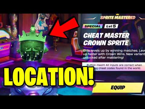 How To Get The Cheat Master Crown Sprite