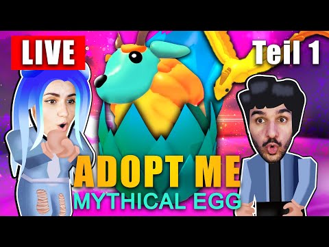 1. LIVESTREAM! Das neue Mythic Egg Update bei Adopt me mit Dania & Claudio Teil 1 [Roblox Deutsch]