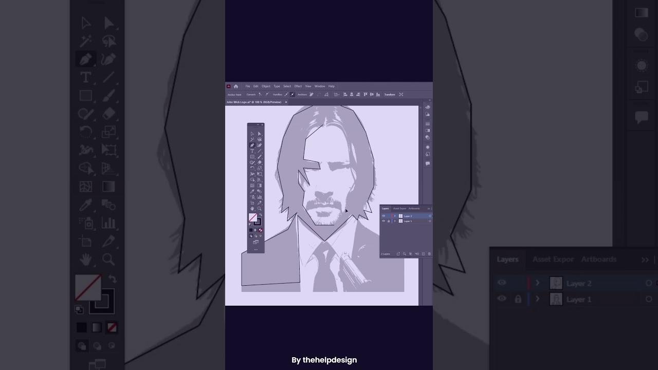 How to create logo from Picture  | Convert Picture into Vector Adobe illustrator