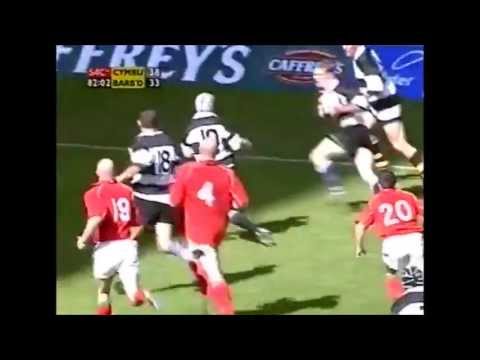 Barbarians last minute winning try and conversion vs Wales 2001