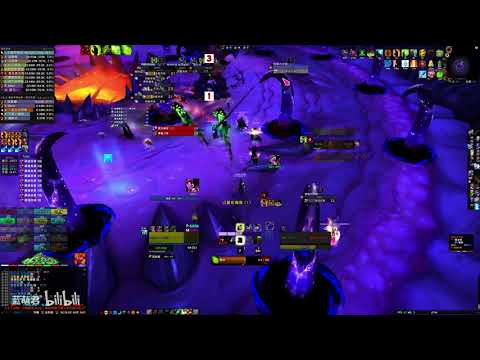 Scary Maze vs Mythic N'Zoth skipping mythic only phase Destruction Warlock POV