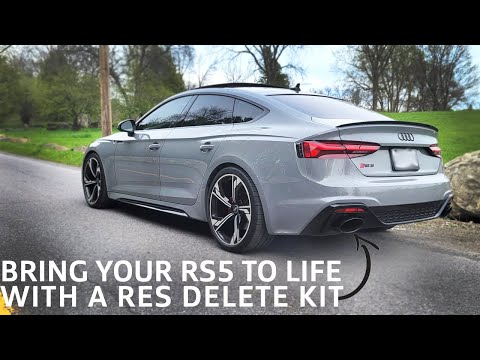 Res Delete is a must for any RS5 Owner. 2021 RS5 Before and After with the Res-X Resonator Delete.