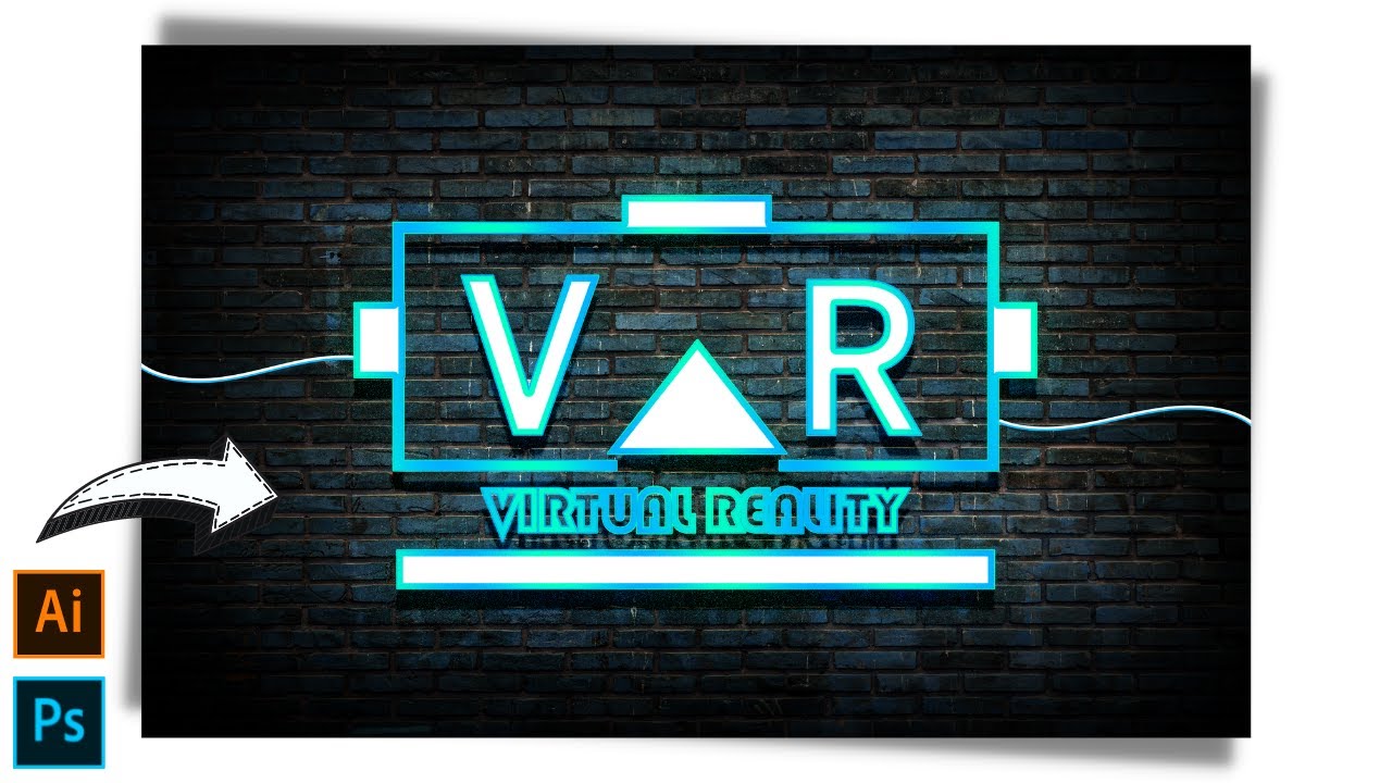 VR | Virtual Reality Logo Design