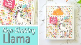 How to Make a Fun Non-Shaking No Drama Llama Card!