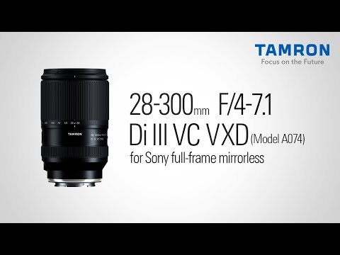 Lente Tamron 28-300mm f/4-7.1 Di III VC VXD para Sony E - Detona Shop